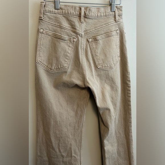 Abercrombie Fitch Women’s Tan Denim Jeans - Size 2 90s Relaxed Jeans High Rise - Picture 6 of 9